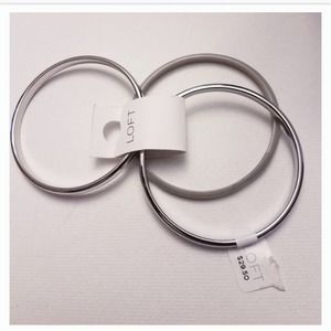 Loft Bangle Bracelets Silver/Gray